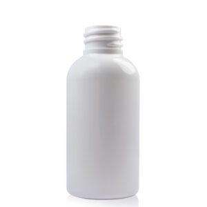 50ml White PET Boston Bottle (No Cap)