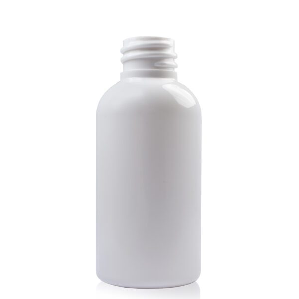 50ml White PET Boston Bottle & 20mm Spout Cap - Image 5