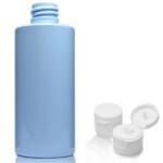 100ml Blue Plastic Bottle With Flip Top Cap