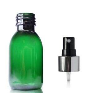 100ml agreen pet Sirop bottle W SAS