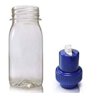 125ml Juice Bottle with black cap