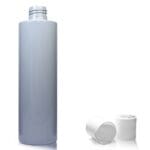 250ml Grey Plastic Bottle w white disc