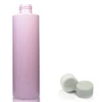 250ml Pink Plastic Bottle w white screw cap