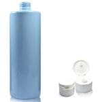 500ml Blue Plastic Bottle with white flip