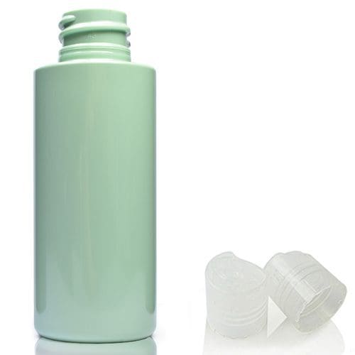 50ml Green Plastic bottle with nat disc