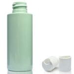 50ml Green Plastic bottle with white disc