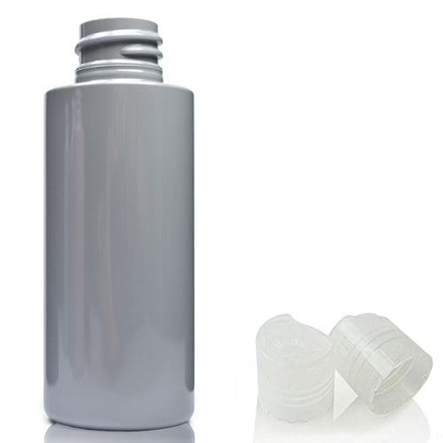 50ml Grey Plastic bottle with nat disc