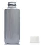 50ml Grey Plastic bottle with white screw
