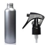 100ml Boston Silver Plastic Bottle With Mini Trigger Spray
