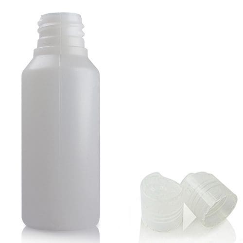 50ml HDPE Plastic bottle with disc cap