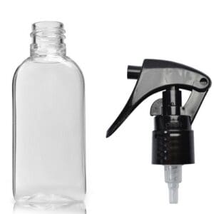 50ml Oval Plasic Bottle Surp with min trigger