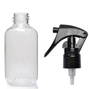 60ml Clear PET Bottle With Mini Trigger Spray