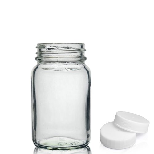 60ml Clear Glass Pharmapac Jar With Screw Cap - Image 4