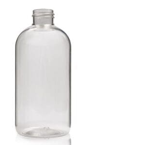 250ml Clear PET Boston Bottle