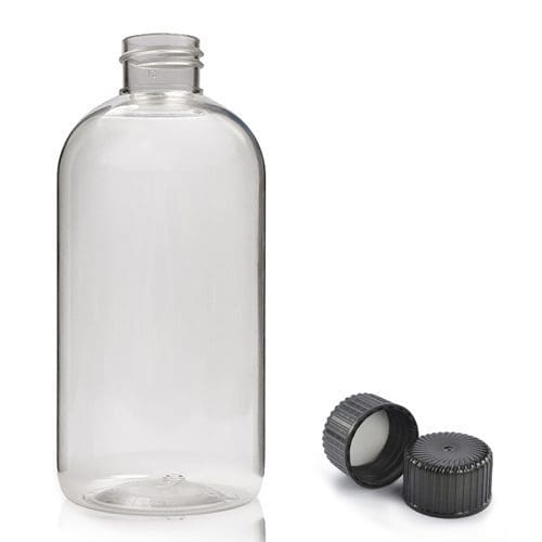 250ml Boston Bottle with Screw Cap