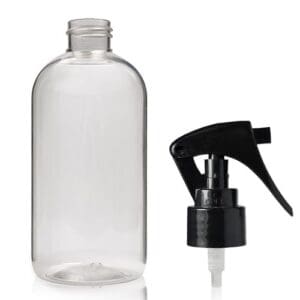 250ml Boston Bottle With Trigger Spray