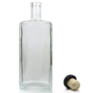 500ml Glass Amsterdam Bottle & Cork Cap