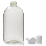 500ml rPET Boston Bottle With Disc Top Cap