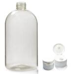 500ml rPET Boston Bottle With Flip Top Cap