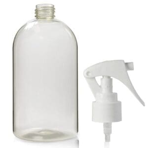 500ml rPET Boston Bottle With Trigger