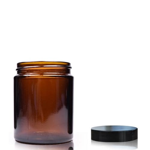 100ml Amber Glass Jar With Lid