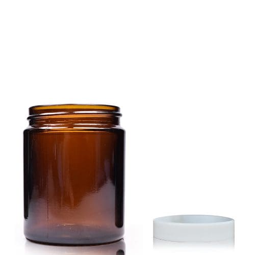 100ml Amber Glass Jar With Lid