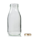 250ml Glass Milk Bottle With Twist Off Lid