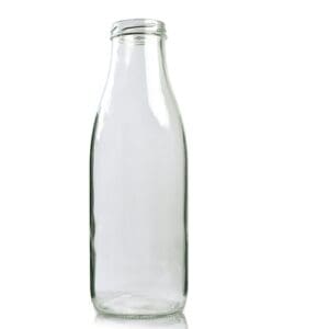 750ml Clear Glass Juice Bottle