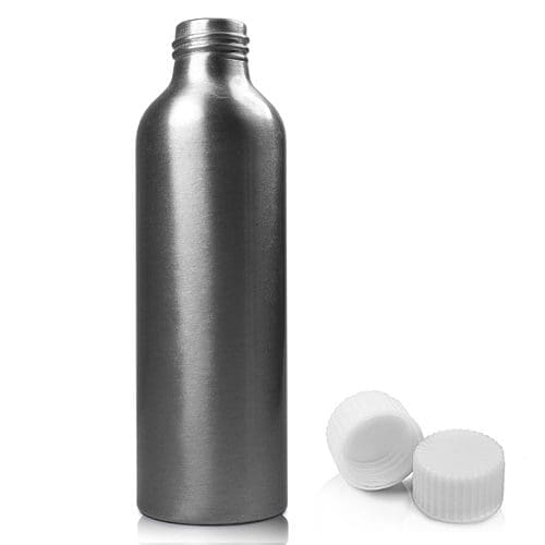 150ML Aluminium Bottle w white cap
