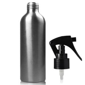 200ML Aluminium Bottle w black mini trigger