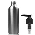 200ML Aluminium Bottle w black pump
