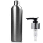 250ml Brushed Aluminium Lotion Bottle