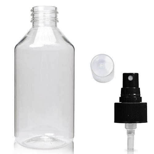250ml Clear Bottle With Atomiser Spray