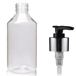 250ml Clear Plastic Lotion Bottle