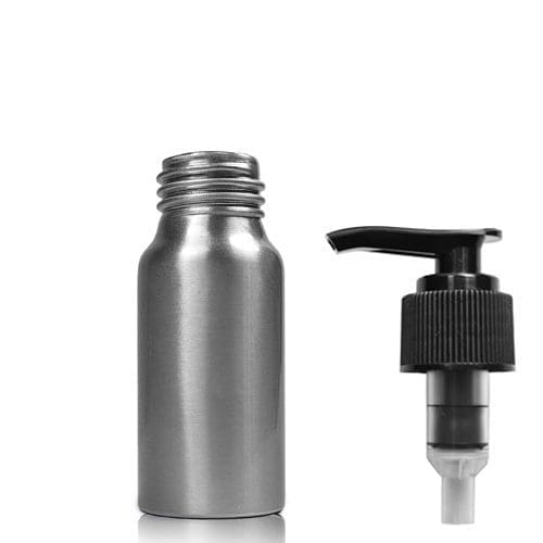 30ML Aluminium Bottle w black pump