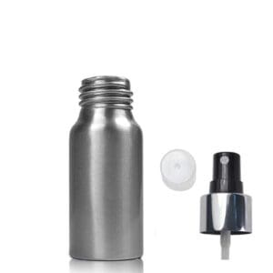 30ml Aluminium Bottle With Silver Atomiser Spray