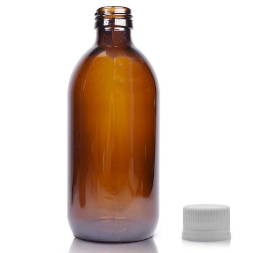 330ml Amber Glass Juice/Kombucha Bottle With Juice Cap