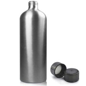 500ML Aluminium Bottle w black cap
