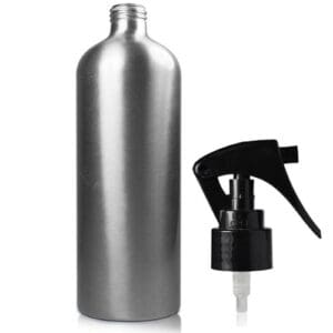 500ML Aluminium Bottle w black mini trigger