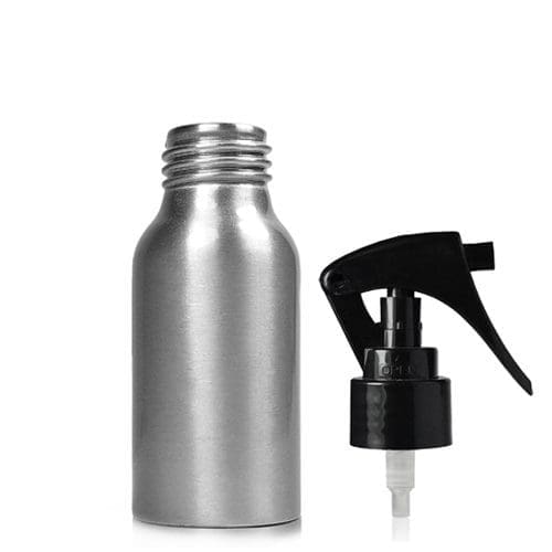 50ML Aluminium Bottle w black mini trigger
