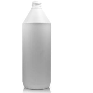 1 Litre White HDPE Plastic Bottle