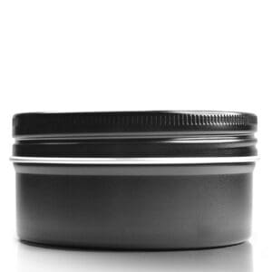 100ml Black aluminium jar