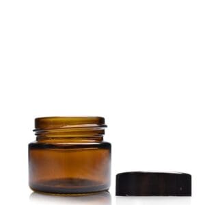 15ml Amber Glass Jar With Lid