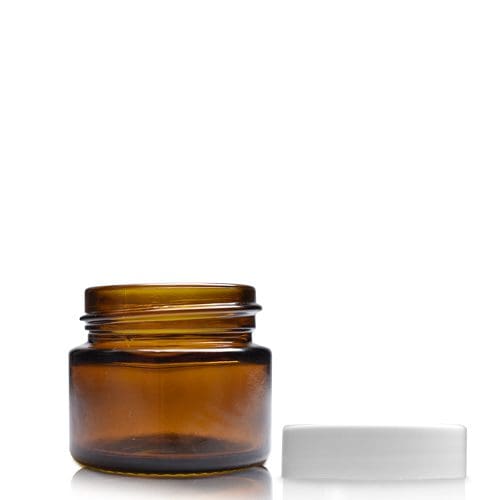 15ml Amber Glass Jar With Lid