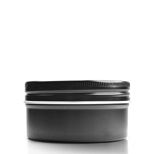 15ml Black Aluminium Jar and Lid