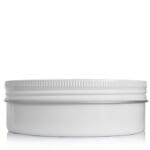 180ml White Aluminium Jar and Lid