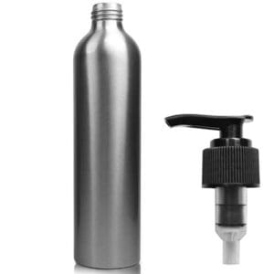 300ml Brushed Aluminium Lotion Bottle