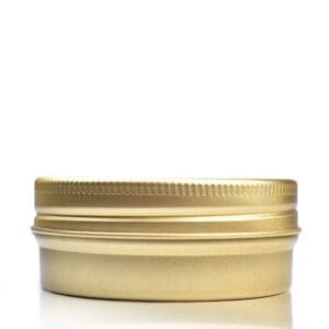 50ml Gold Aluminium Jar and Lid