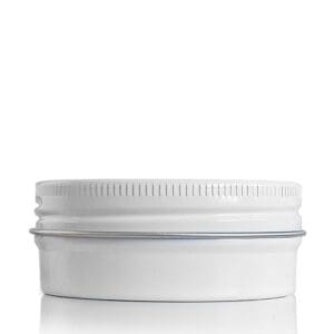 50ml White aluminium jar