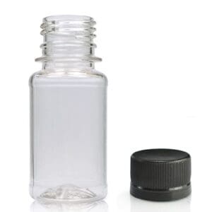 65ml Clear 30% PCR/RPET Shot Bottle